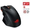 A black gaming mouse with red accents and award logos on a white background. Produktbild-Vorschau