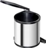 WESCO Poubelle à encastrer ronde - inox / noir, 13 litres Voir les images du produit 11
