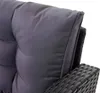 Polyrotan set HWC-A29, tuinset voor de tuin, lounge- en Productafbeelding-voorbeeld 5
