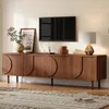 KLAM HOME Lowboard TV-Schrank Walnussholzfarbe 180cm mit Produktbild-Vorschau 4
