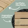 Holzfliese Kiefernholz 95x95cm - Fliese Geriffelt | Produktbild-Vorschau 5