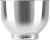 A close-up shot of a stainless steel mixing bowl. Produktbild-Vorschau