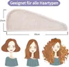Haarturban Mikrofaser - Schnelltrocknendes Handtuch Mit Produktbild-Vorschau 2