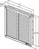 Griglia di ventilazione con rete VM, 200 x 200 mm, acciaio Anteprima dell’immagine prodotto 2