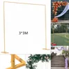 3*3m Svatební oblouk Party Flower Rack Dveřní stojan Pozadí Náhled obrázku produktu 5