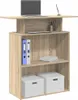 vidaXL Lada recepcyjna dąb sonoma 100 x 40 x 104 cm Podgląd zdjęcia produktu 2