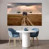 MuchoWow® Poster Elefant - Tiere - Wiese - Sonne 180x120 cm Produktbild-Vorschau 5