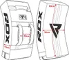 RDX Sports T1 Gel Padded Curved Kick Shield with Nylon Produktbild-Vorschau 3