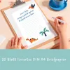 Friendly Fox Dino Briefpapier für Kinder 20 Blatt DIN A4 Produktbild-Vorschau 3
