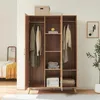 Kleiderschrank 'Norg' 191 x 120 x 52 cm mit 2 Türen 2 Produktbild-Vorschau 5