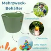 Flexibler Eimer Plastikkorb Wäschewanne mit Henkel 25 L Produktbild-Vorschau 3