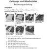 2er Set Faltbrett Blau | Wäschefalter Falthilfe Kunststoff Produktbild-Vorschau 4