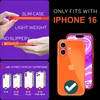 NALIA Neon Silikonhülle für iPhone 16 – Knallige Produktbild-Vorschau 4