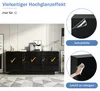Merax Hochglanz Sideboard mit 3 Türen und 6 Fächern, Produktbild-Vorschau 7