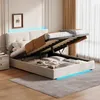 Modernes Doppelbett 160 x 200 cm mit gepolstertem Kopfteil, Produktbild-Vorschau 9