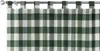 Dekoria Kurzgardine mit Schlaufen, grün-ecru, 130 x 40 cm Produktbild-Vorschau 1