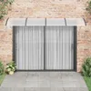 vidaXL Daszek nad drzwi czarny 350x100 cm z poliwęglanu Podgląd zdjęcia produktu 3