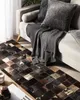 BELIANI Teppich Braun aus Leder 140 x 200 cm Patchwork Produktbild-Vorschau 2