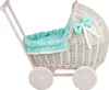 Kočík pre bábiku LILI Willow Cream 48X28 H26/47 CM Náhľad obrázku produktu 5