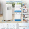 Puluomis Mobiles Klimaanlage 9000 BTU mit Abluftschlauch, Produktbild-Vorschau 4