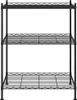 vidaXL Úložný regál se 3 policemi 60x35x76 cm černý 150 kg Náhled obrázku produktu 3