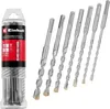 A set of seven hammer drill bits in a clear plastic case, displayed against a white background. Anteprima dell’immagine prodotto