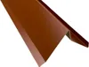 A close-up shot of a brown metal roof flashing. Produktbild-Vorschau