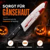 Falošný nôž cca 34 cm s krvou - na Halloween a karneval - - Náhľad obrázku produktu 7