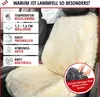 WALSER Lammfell Autositzbezug Mona, 100% Lammfell Sitzbezug Produktbild-Vorschau 2