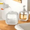 Dispenser per sapone liquido 300 ml, bianco con pannello Anteprima dell’immagine prodotto 4