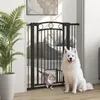 Barrière de sécurité pour chien PawHut, 76-104 cm, barrière Voir les images du produit 2