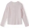 Minoti Strickjacke Rosa für Mädchen, Rückansicht Produktbild-Vorschau