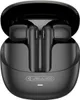 A pair of black wireless earbuds in their open charging case. Produktbild-Vorschau