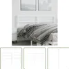 The Living Store Kopfteil Metall Weiß 150 cm Produktbild-Vorschau 1
