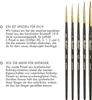 Roubloff Professionelles Kolinsky-Imitation-Pinselset | 5 Produktbild-Vorschau 2