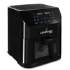 A black digital air fryer with a visible window and a handle. Náhľad obrázku produktu