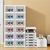 6-stöckige klappbare Schuhboxen , Keine Installation Produktbild-Vorschau 7