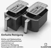 Klarstein Heißluftfritteuse, Airfryer mit 2 Kammern, 2850W Produktbild-Vorschau 7