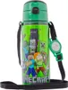 Kinder Trinkflasche Minecraft 600ml Tragegurt Aluminium Produktbild-Vorschau 1