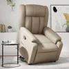 vidaXL Relaxsessel mit Aufstehhilfe Cappuccino-Braun Produktbild-Vorschau 2
