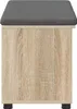 vidaXL Lavice do předsíně s polštářem dub Sonoma 80 x 38 x Náhled obrázku produktu 7