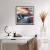 Gerahmtes Poster - Schwarzer Rahmen - Wasserfall Himmel Produktbild-Vorschau 6