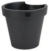 Regenrohr-Pflanztopf schwarz Blumentopf für Fallrohr Produktbild-Vorschau 1