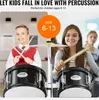 5-teiliges Schlagzeug-Set für Kinder Drum mit Thron Schwarz Produktbild-Vorschau 4