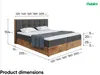 MEBLINI Boxspringbett mit Bettkasten - Gepolstert Produktbild-Vorschau 7