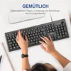 PC Tastatur USB, Business Slim Tastatur mit Kabel für Produktbild-Vorschau 2