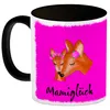 Kaffeetasse für Kinder mit Reh Motiv und Schriftzug - Produktbild-Vorschau 2