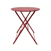 A red folding bistro table on a white background. Náhľad obrázku produktu