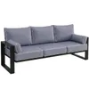 BEAUTYSOFA | VERDINO Gartenmöbel Set Blaugrau – 3-Sitzer Produktbild-Vorschau 5