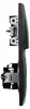 Set interrupteurs et prises McPower Flair porte double noir Voir les images du produit 4